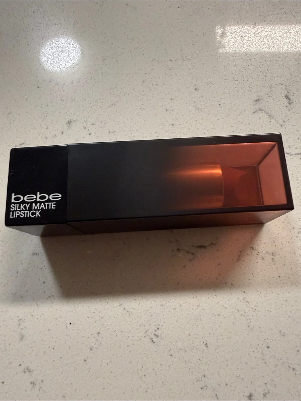 bebe Silky Matte Lipstick - Black & Copper soft brown